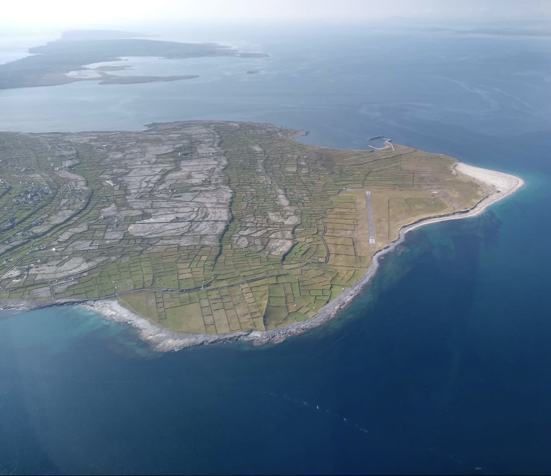 Aerial image of Inis Meáin